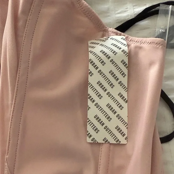 Urban Outfitters Pink and Black Corset Tops - Picture 8 of 8